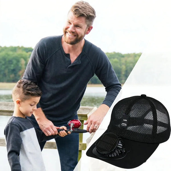 Șapcă de Vară cu Ventilator Solar