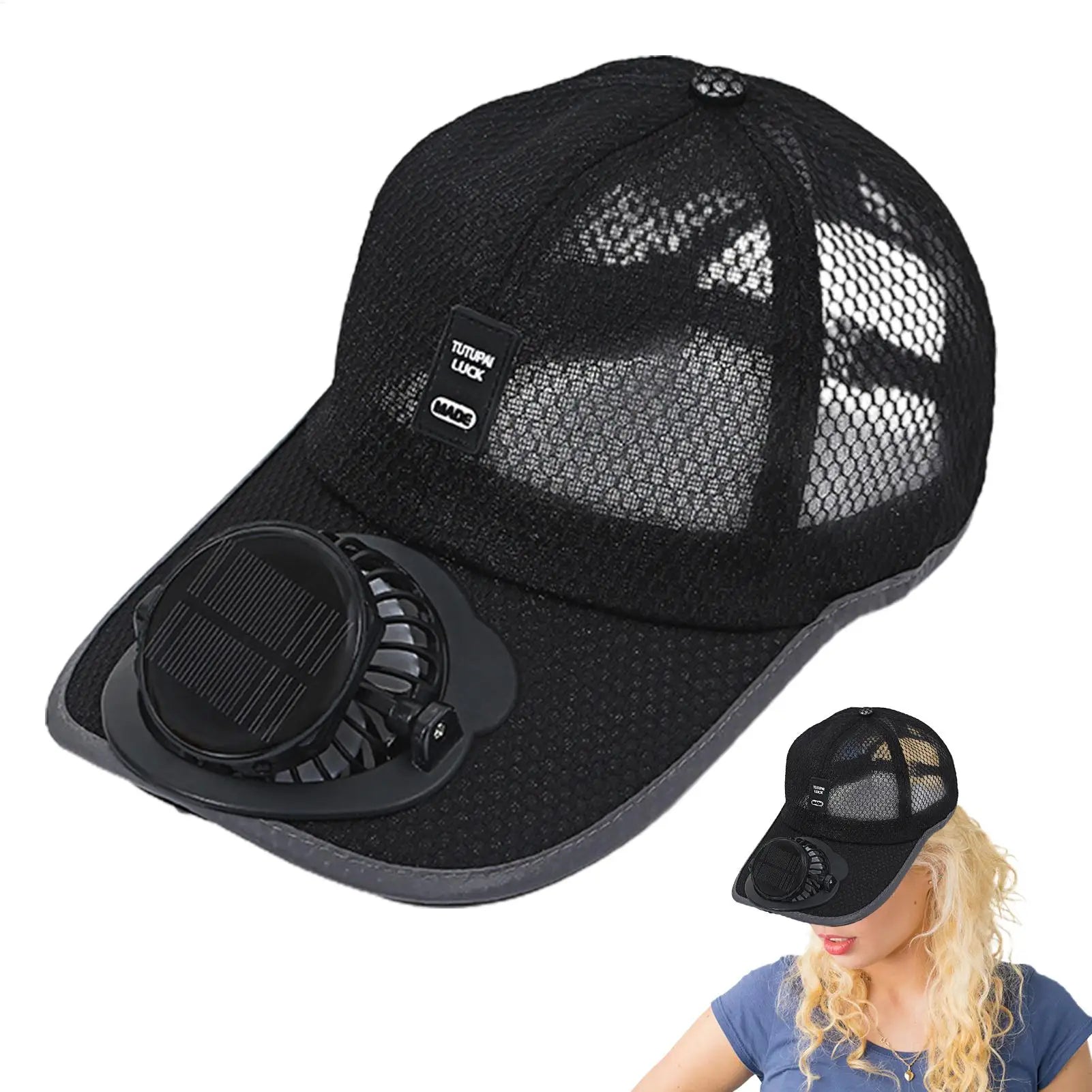 Șapcă de Vară cu Ventilator Solar
